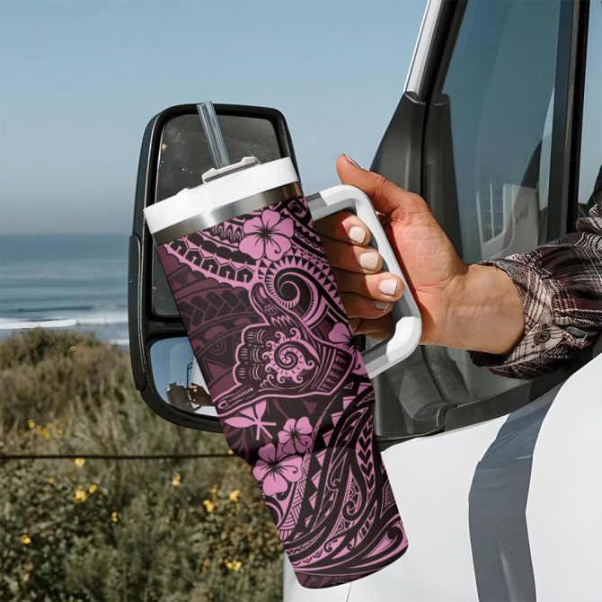 Hawaii Shaka Sign Custom Stanley Quencher 40Oz Stainless Steel Tumbler - Image 8
