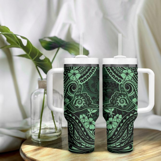 Hawaii Shaka Sign Custom Stanley Quencher 40Oz Stainless Steel Tumbler - Image 10