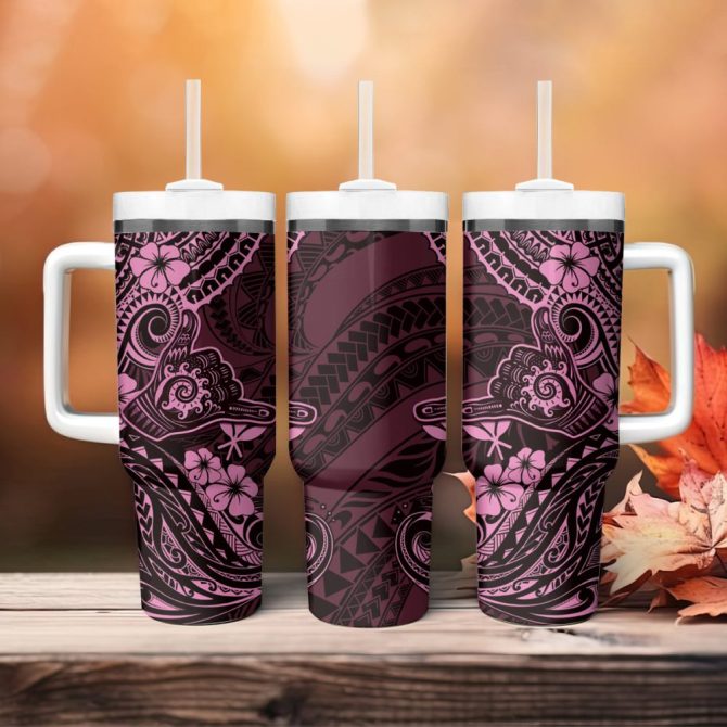Hawaii Shaka Sign Custom Stanley Quencher 40Oz Stainless Steel Tumbler - Image 5