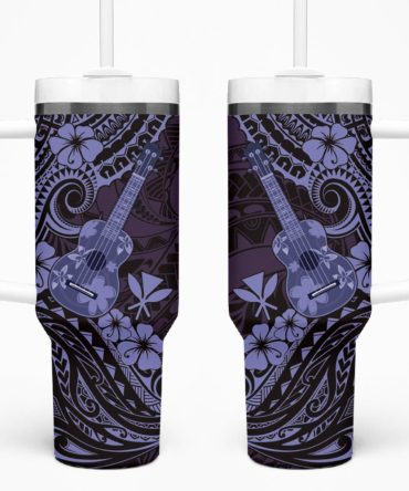 Hawaii Ukulele Custom Stanley Quencher 40Oz Stainless Steel Tumbler