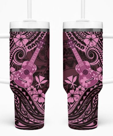 Hawaii Ukulele Custom Stanley Quencher 40Oz Stainless Steel Tumbler