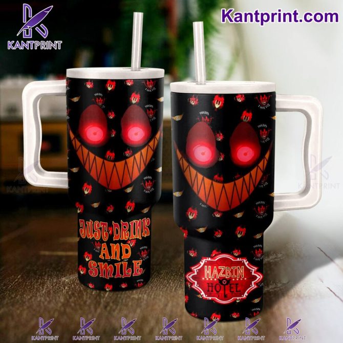 Hazbin Hotel Cartoon Custom Stanley Quencher 40Oz Stainless Steel