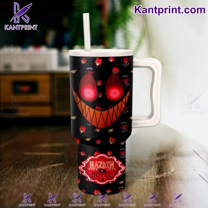 Hazbin Hotel Cartoon Custom Stanley Quencher 40Oz Stainless Steel - Image 3