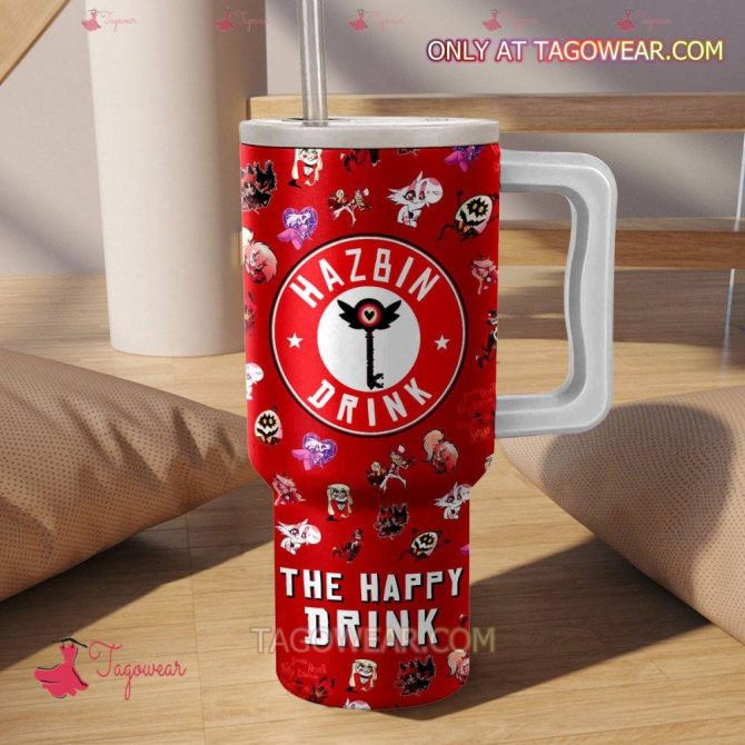 Hazbin Hotel Cartoon Custom Stanley Quencher 40Oz Stainless Steel - Image 3