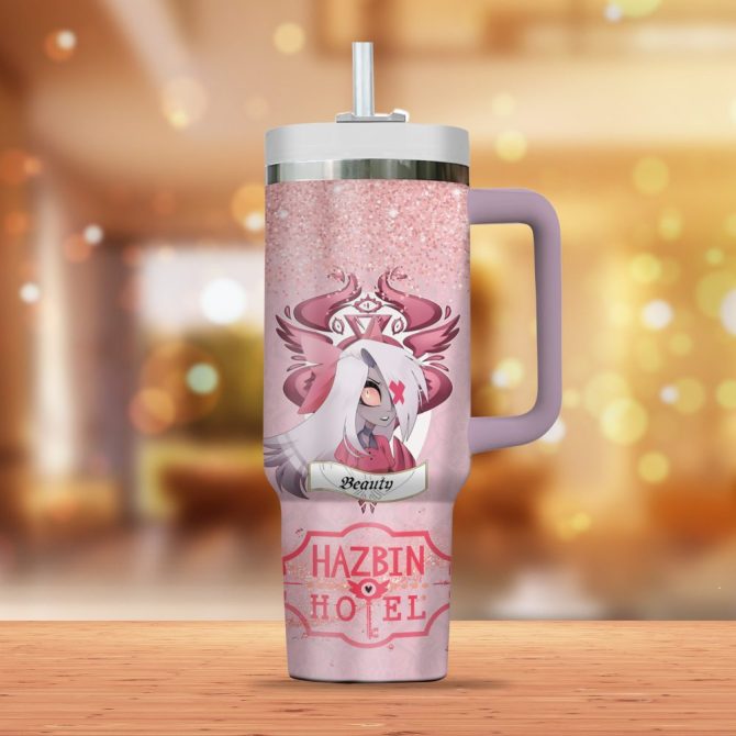 Hazbin Hotel Movies Custom Stanley Quencher 40Oz Stainless Steel - Image 13