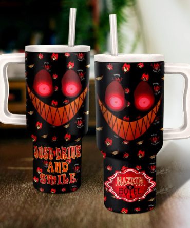 Hazbin Hotel Movies Custom Stanley Quencher 40Oz Stainless Steel