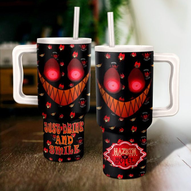 Hazbin Hotel Movies Custom Stanley Quencher 40Oz Stainless Steel