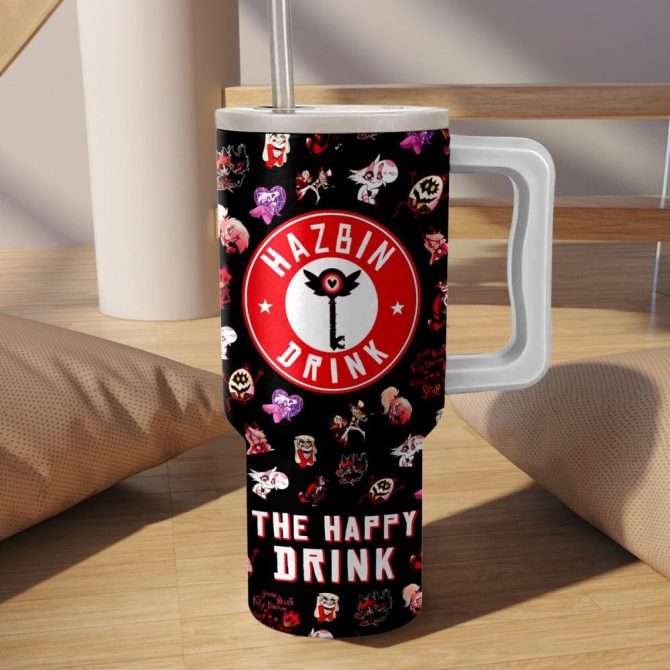 Hazbin Hotel Movies Custom Stanley Quencher 40Oz Stainless Steel - Image 2