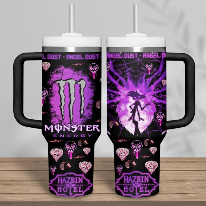 Hazbin Hotel Movies Custom Stanley Quencher 40Oz Stainless Steel Tumbler - Image 3