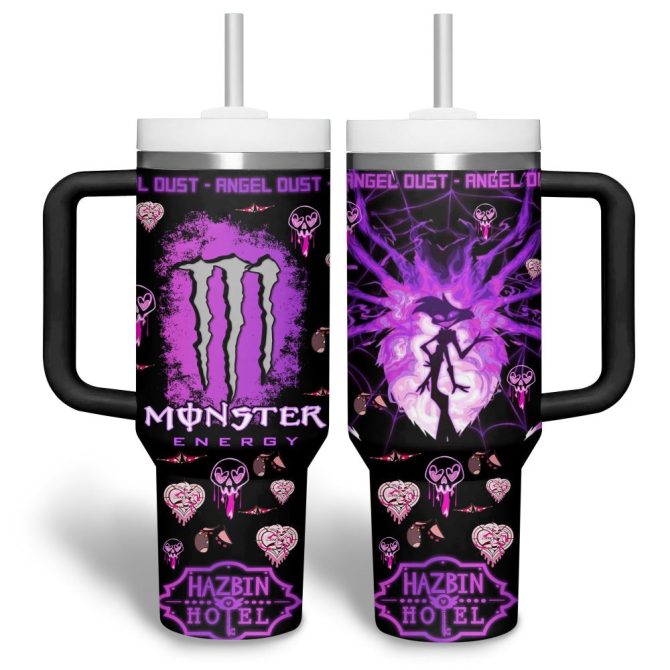 Hazbin Hotel Movies Custom Stanley Quencher 40Oz Stainless Steel Tumbler