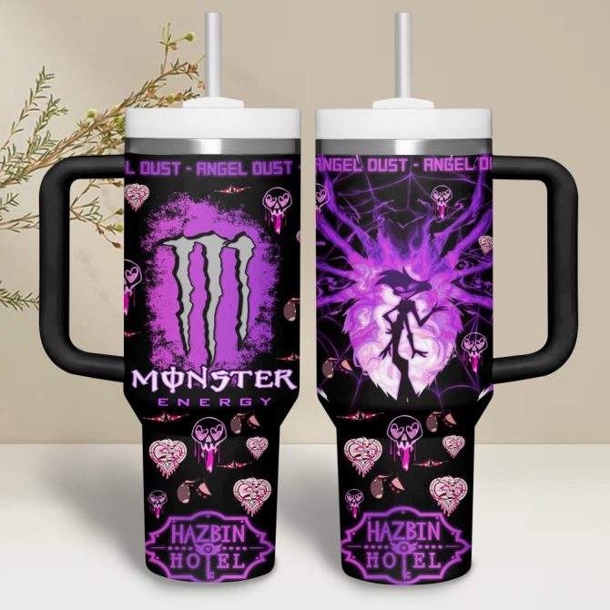 Hazbin Hotel Movies Custom Stanley Quencher 40Oz Stainless Steel Tumbler - Image 2