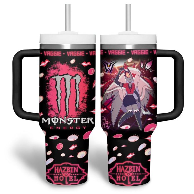Hazbin Hotel Movies Custom Stanley Quencher 40Oz Stainless Steel Tumbler