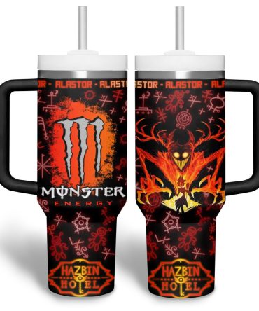 Hazbin Hotel Movies Custom Stanley Quencher 40Oz Stainless Steel Tumbler