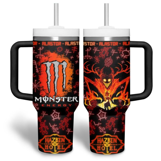 Hazbin Hotel Movies Custom Stanley Quencher 40Oz Stainless Steel Tumbler