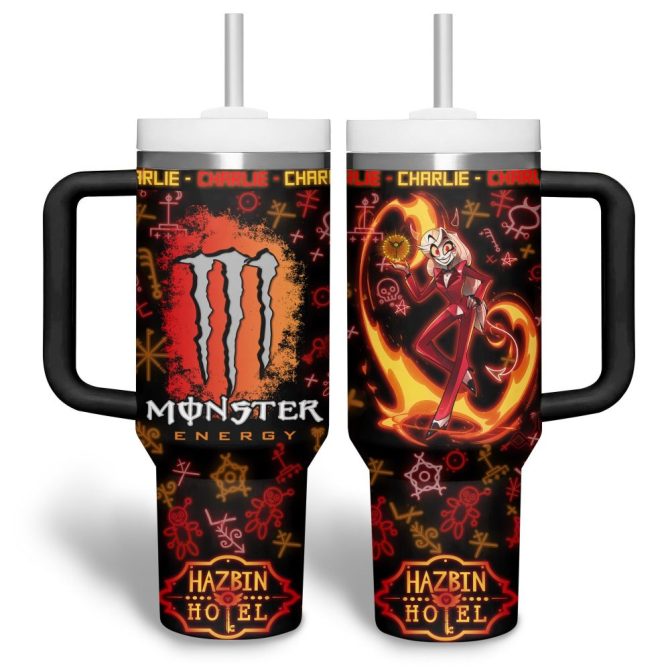 Hazbin Hotel Movies Custom Stanley Quencher 40Oz Stainless Steel Tumbler