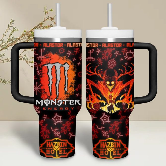 Hazbin Hotel Movies Custom Stanley Quencher 40Oz Stainless Steel Tumbler - Image 3