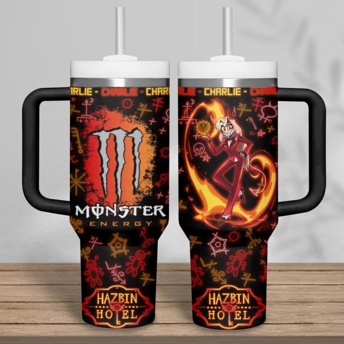 Hazbin Hotel Movies Custom Stanley Quencher 40Oz Stainless Steel Tumbler - Image 2