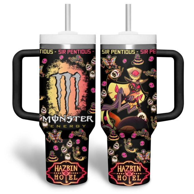 Hazbin Hotel Movies Custom Stanley Quencher 40Oz Stainless Steel Tumbler - Image 2