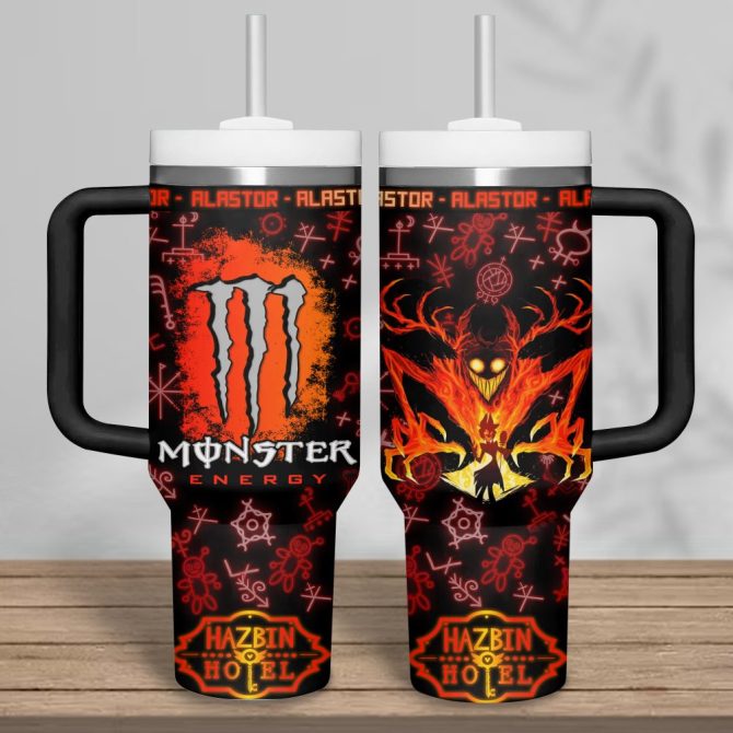 Hazbin Hotel Movies Custom Stanley Quencher 40Oz Stainless Steel Tumbler - Image 2