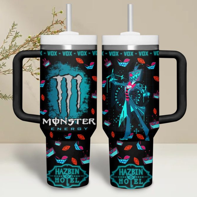 Hazbin Hotel Movies Custom Stanley Quencher 40Oz Stainless Steel Tumbler - Image 2
