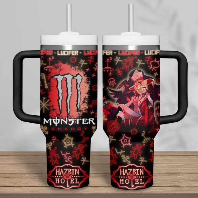 Hazbin Hotel Movies Custom Stanley Quencher 40Oz Stainless Steel Tumbler - Image 2