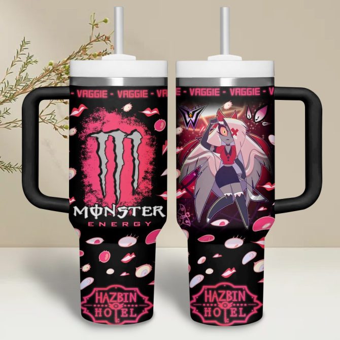 Hazbin Hotel Movies Custom Stanley Quencher 40Oz Stainless Steel Tumbler - Image 2