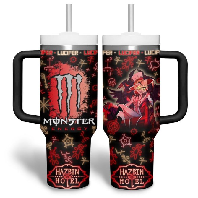 Hazbin Hotel Movies Custom Stanley Quencher 40Oz Stainless Steel Tumbler