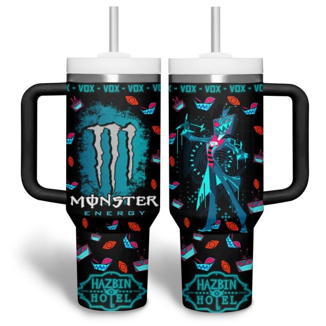Hazbin Hotel Movies Custom Stanley Quencher 40Oz Stainless Steel Tumbler