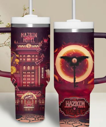 Hazbin Hotel Movies Custom Stanley Quencher 40Oz Stainless Steel Tumbler
