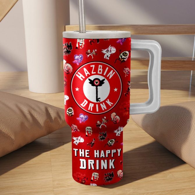 Hazbin Hotel Movies Custom Stanley Quencher 40Oz Stainless Steel - Image 6