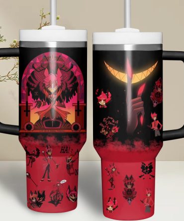 Hazbin Hotel Movies Custom Stanley Quencher 40Oz Stainless Steel