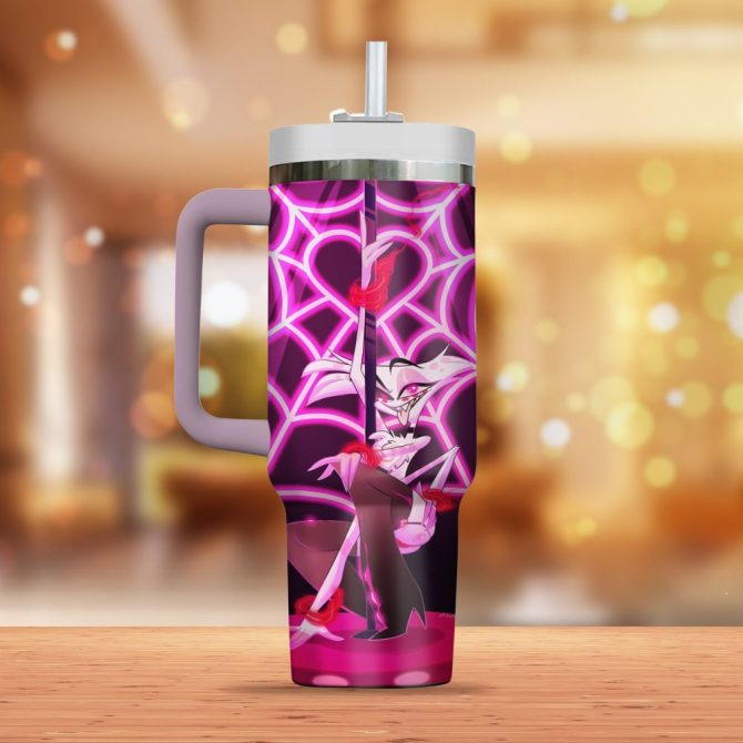 Hazbin Hotel Movies Custom Stanley Quencher 40Oz Stainless Steel - Image 15