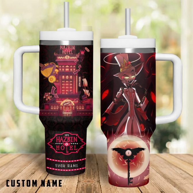 Hazbin Hotel Tv Series Custom Stanley Quencher 40Oz Stainless Steel Tumbler - Image 5