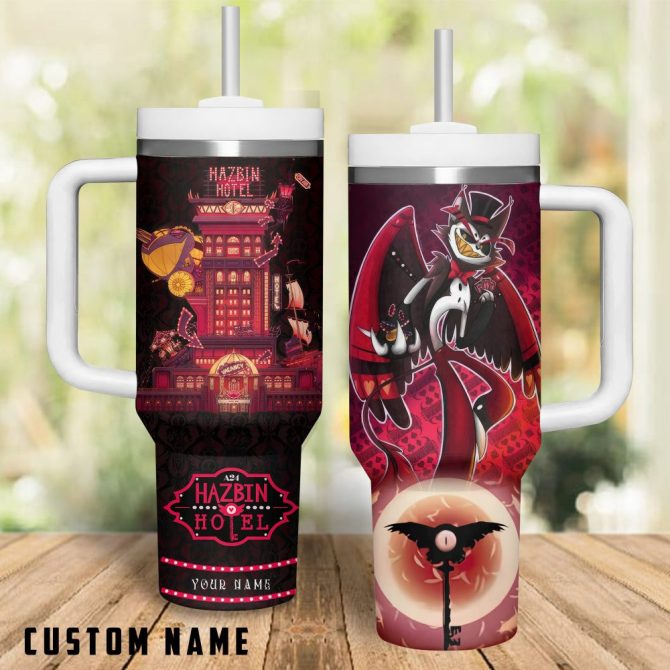 Hazbin Hotel Tv Series Custom Stanley Quencher 40Oz Stainless Steel Tumbler - Image 4