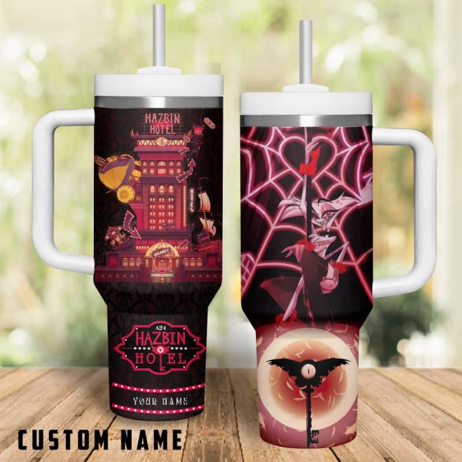 Hazbin Hotel Tv Series Custom Stanley Quencher 40Oz Stainless Steel Tumbler - Image 2
