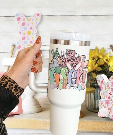 He Is Risen Custom Stanley Quencher 40Oz Stainless Steel Tumbler