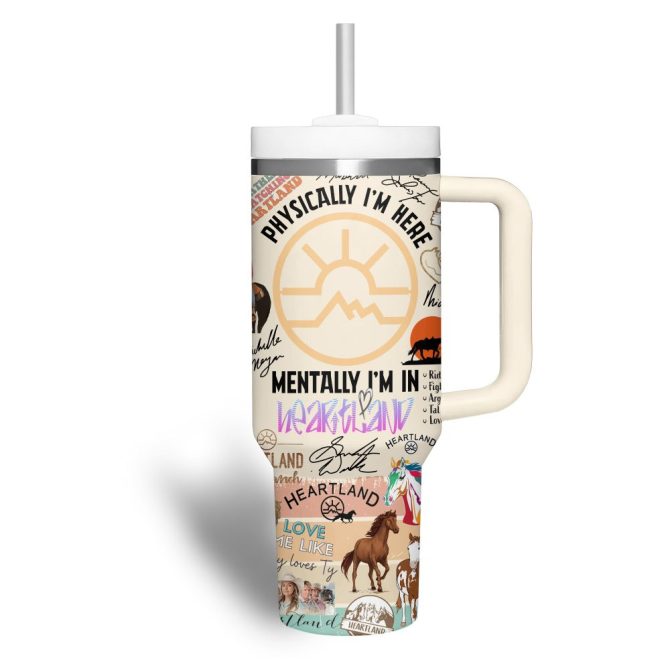 Heartland Tv Series Custom Stanley Quencher 40Oz Stainless Steel Tumbler With Handle - Image 2