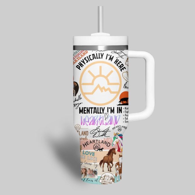 Heartland Tv Series Custom Stanley Quencher 40Oz Stainless Steel Tumbler With Handle - Image 3