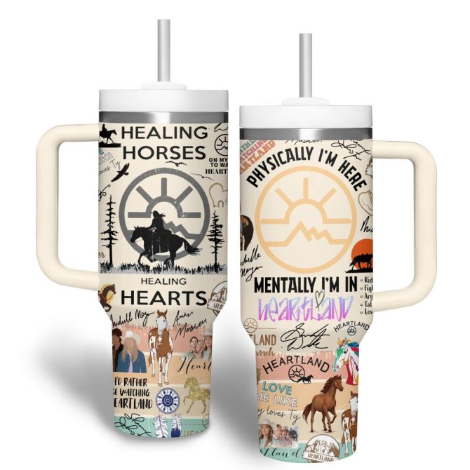 Heartland Tv Series Custom Stanley Quencher 40Oz Stainless Steel Tumbler With Handle
