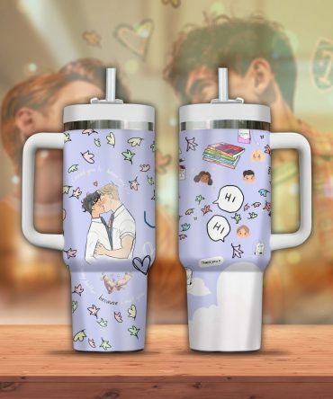 Heartstopper Movies Custom Stanley Quencher 40Oz Stainless Steel Tumbler