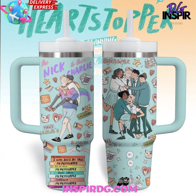 Heartstopper Movies Custom Stanley Quencher 40Oz Stainless Steel Tumbler
