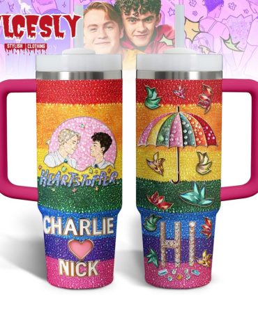 Heartstopper Movies Custom Stanley Quencher 40Oz Stainless Steel Tumbler With Handle