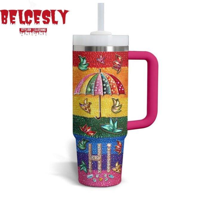 Heartstopper Movies Custom Stanley Quencher 40Oz Stainless Steel Tumbler With Handle - Image 3