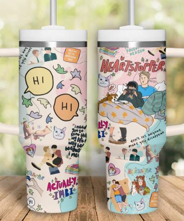 Heartstopper Tv Series Custom Stanley Quencher 40Oz Stainless Steel Tumbler