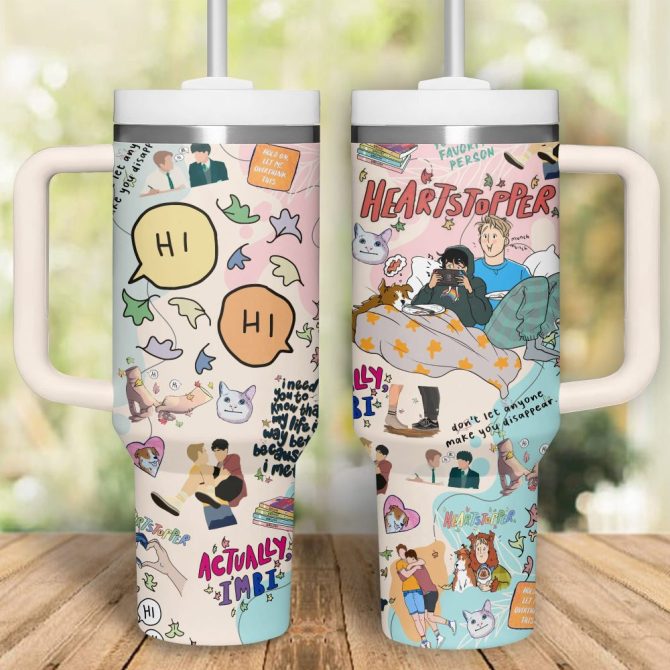 Heartstopper Tv Series Custom Stanley Quencher 40Oz Stainless Steel Tumbler