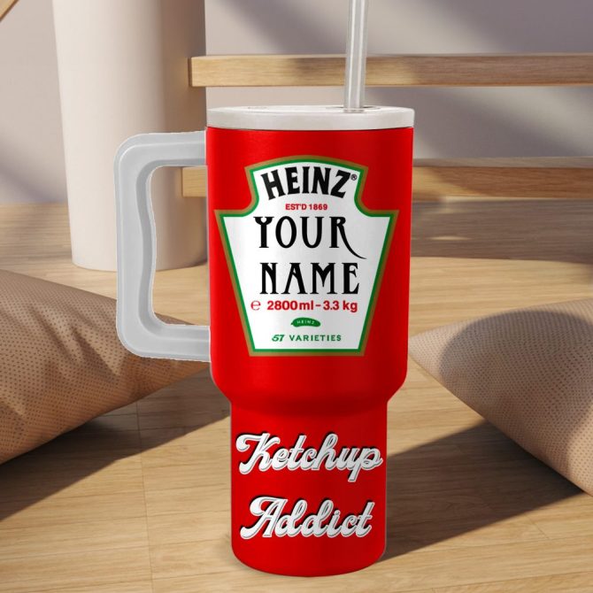 Heinz Food Custom Stanley Quencher 40Oz Stainless Steel - Image 2