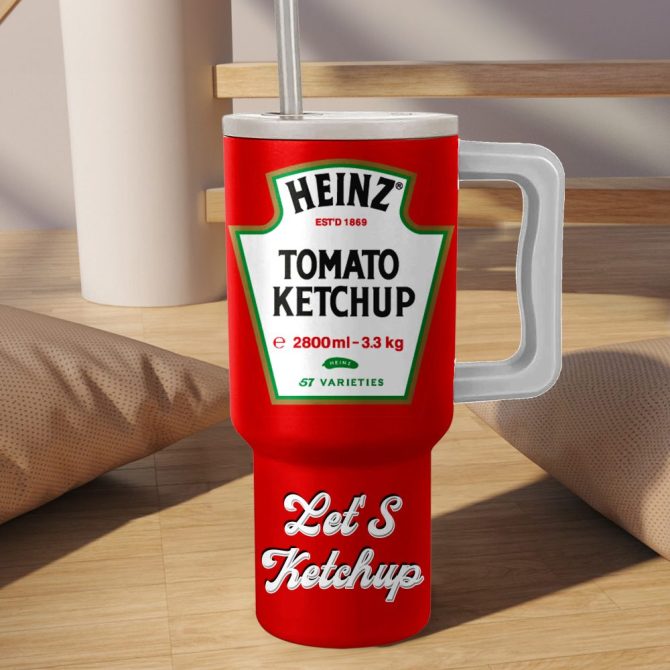 Heinz Food Custom Stanley Quencher 40Oz Stainless Steel - Image 3