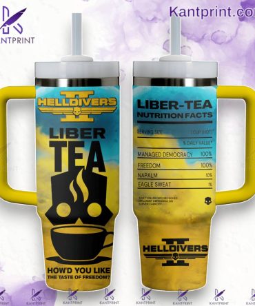 Helldivers Games Custom Stanley Quencher 40Oz Stainless Steel Tumbler With Handle