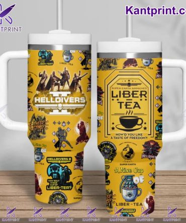 Helldivers Games Custom Stanley Quencher 40Oz Stainless Steel Tumbler With Handle