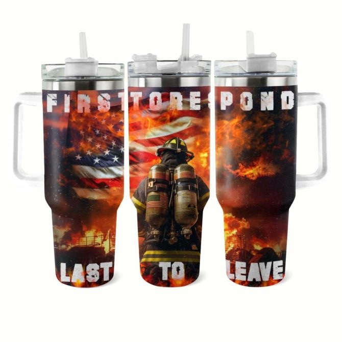 Heroic Duty Custom Stanley Quencher 40Oz Stainless Steel Tumbler With Handle - Image 8